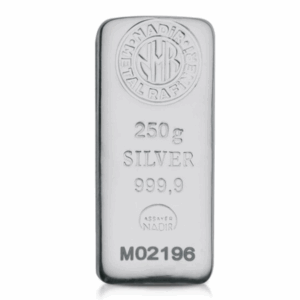 250 GRAM SILVER BAR