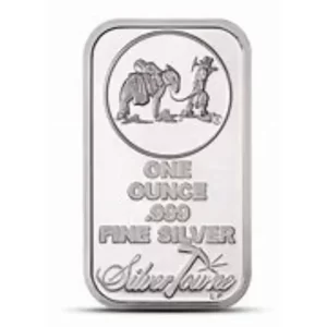 1 OZ SILVER BAR PROSPECTOR SILVERTOWNE