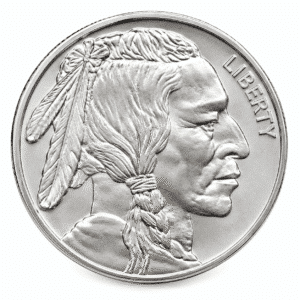 1 OZ SILVER ROUND BUFFALO SILVERTOWNE