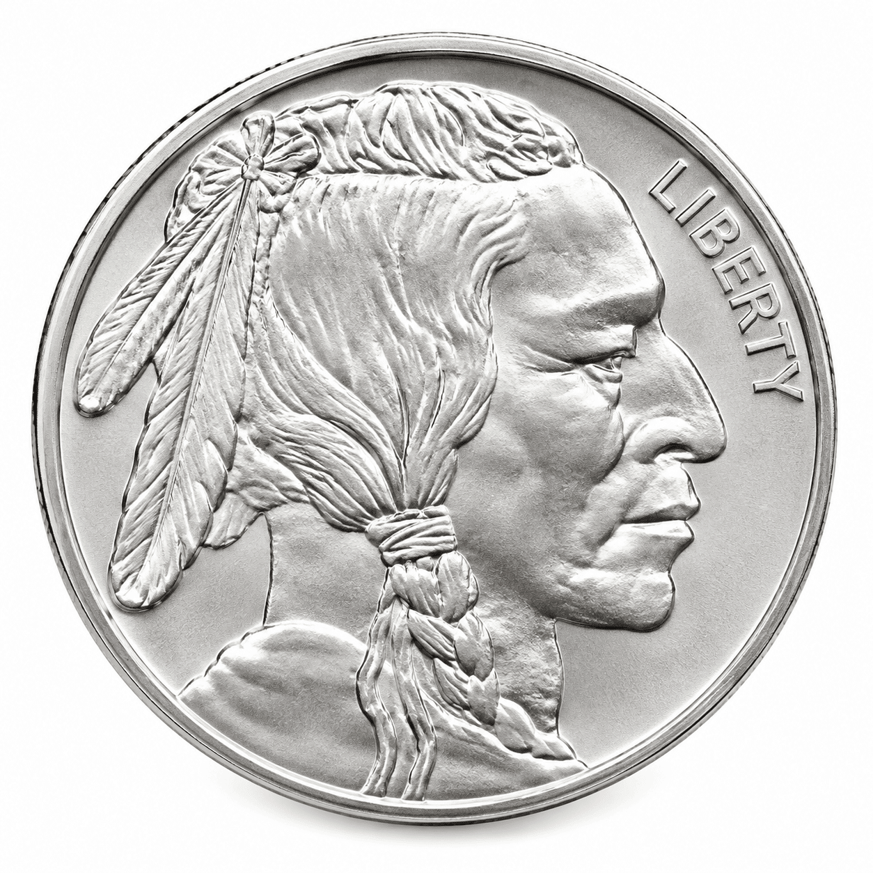 1 OZ SILVER ROUND BUFFALO SILVERTOWNE