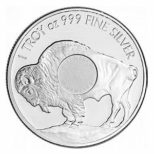 1 OZ SILVER ROUND BUFFALO SUNSHINE MINT