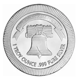 1 OZ SILVER ROUND LIBERTY STACKABLE SILVERTOWNE