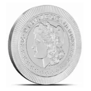 1 OZ SILVER ROUND MORGAN STACKABLE SILVERTOWNE