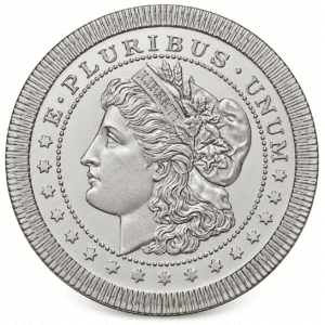 1 OZ SILVER ROUND MORGAN STACKABLE SILVERTOWNE.