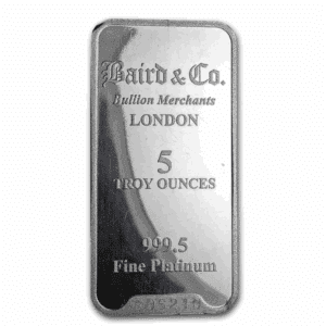 5 oz platinum bar