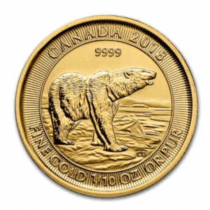 1/10 OZ CANADIAN POLAR BEAR