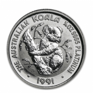 1/4 OZ AUSTRALIAN PLATINUM KOALA