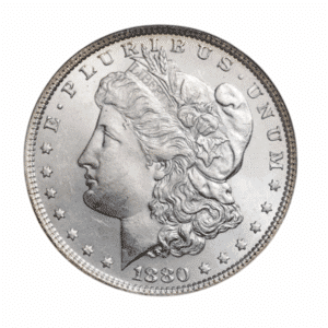 1880 MORGAN $ NGC MS63