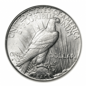 1926 S US SILVER PEACE DOLLAR NGC BU FLAG LABEL