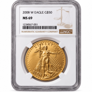 2008 W 1 OZ AMERICAN GOLD EAGLE