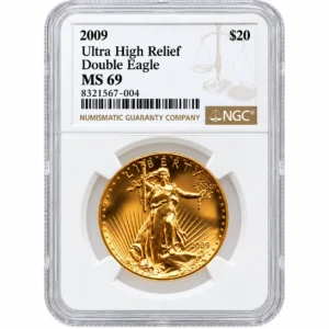 2009 1 OZ AMERICAN GOLD EAGLE NGC69 ULTRA HIGH RELIEF