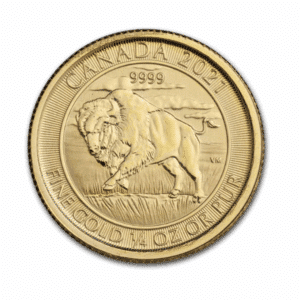 2021 1/4 OZ CANADIAN GOLD BISON