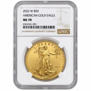2022 W 1 OZ AMERICAN GOLD EAGLE NGC MS70