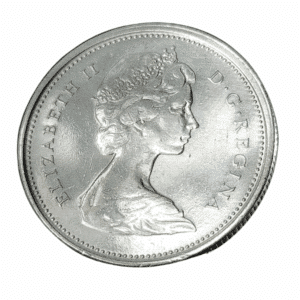 CANADIAN SILVER COIN (.80 FINE)
