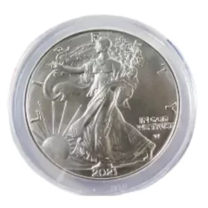 1 OZ AMERICAN SILVER EAGLE ANACS MS70