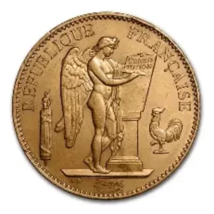 100 FRANC FRENCH GOLD COIN ANGEL