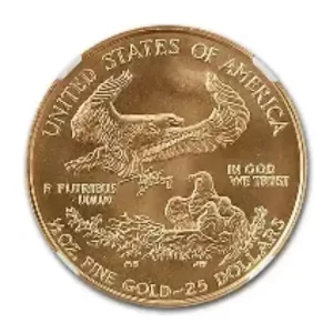 1/2 OZ AMERICAN GOLD EAGLE CAC MS70