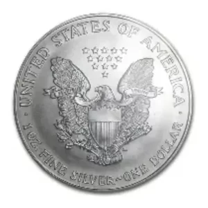 1996 1 OZ AMERICAN SILVER EAGLE NGC69