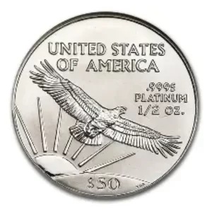1998 1/2 OZ AMERICAN PLATINUM EAGLE PCGS69 PROOF