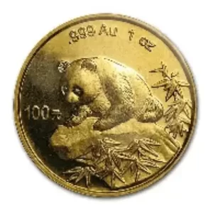 1999-1 OZ. GOLD PANDA