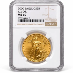 2000 1/2 OZ AMERICAN GOLD EAGLE