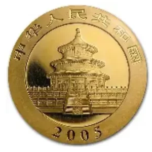2005 1 OZ CHINESE GOLD PANDA