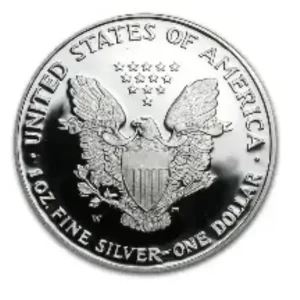 2007 1 OZ AMERICAN SILVER EAGLE W MARK