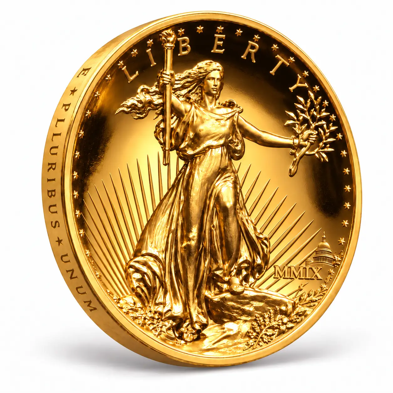 2009 1 OZ AMERICAN GOLD EAGLE ULTRA HIGH RELIEF
