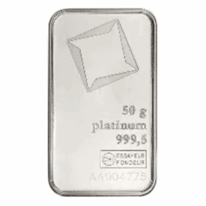 50 GRAM PLATINUM BAR