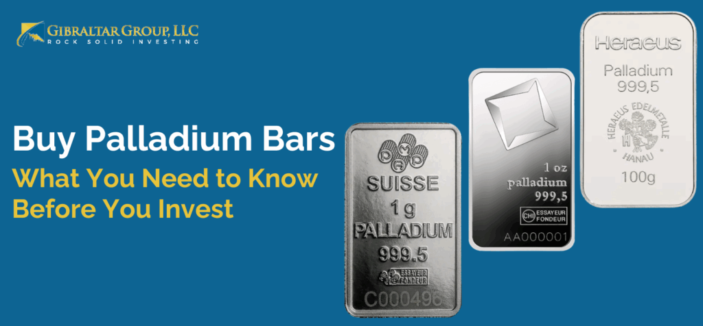 Buy Palladium Bars