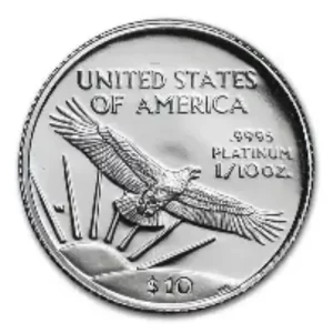 1/10 OZ AMERICAN PLATINUM PROOF EAGLE NGC PF70