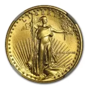 1988 1/4 OZ AMERICAN GOLD EAGLE NGC69
