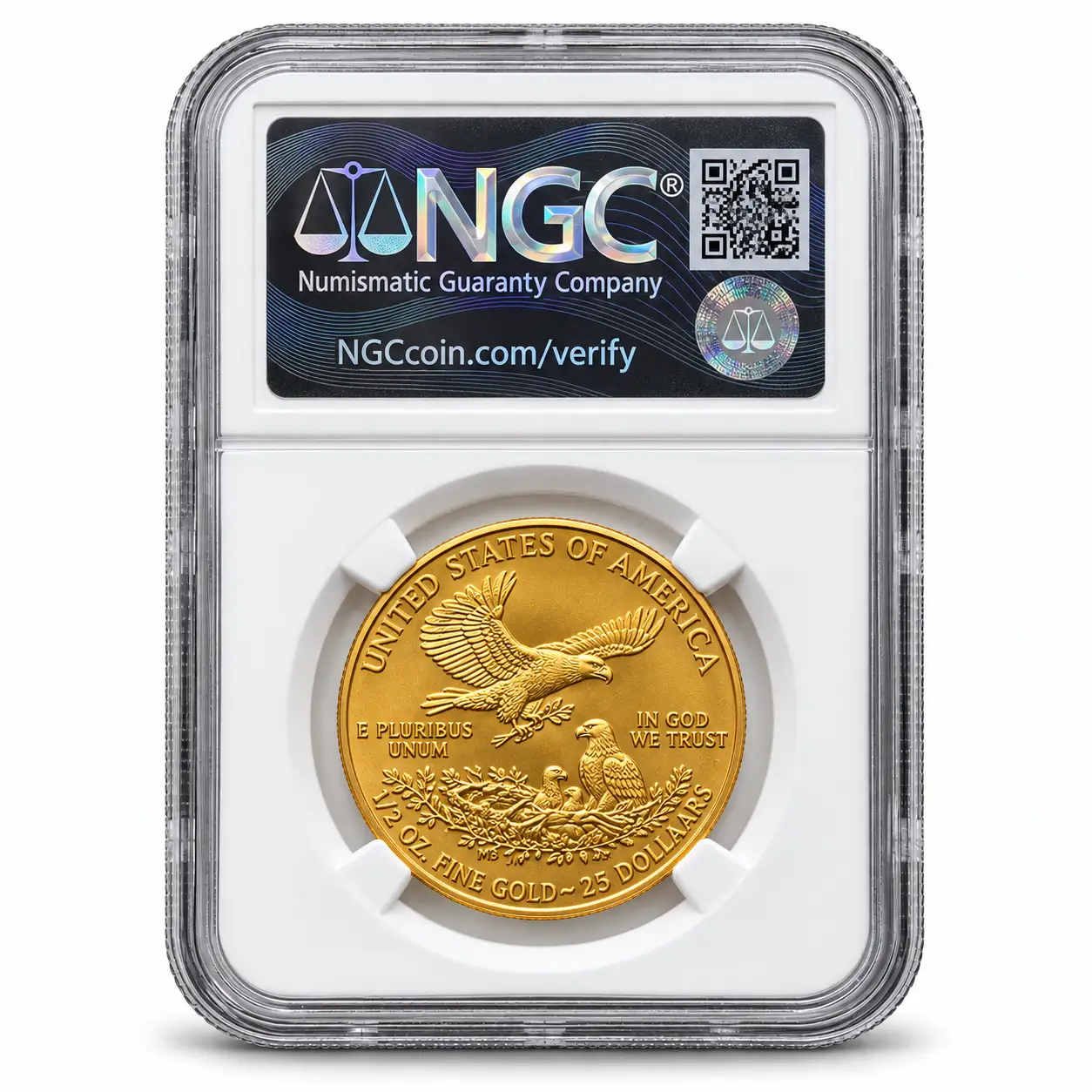 1988 1/2 OZ AMERICAN GOLD EAGLE NGC69 - Image 2