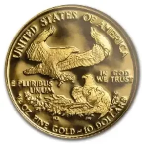 1990 1/4 OZ AMERICAN GOLD EAGLE NGC69