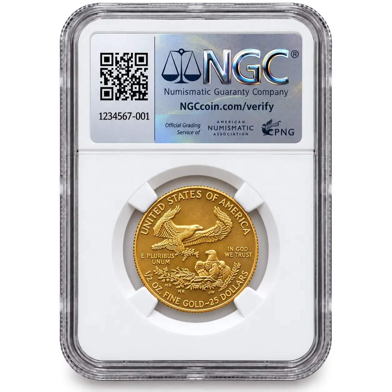 1993 1/2 OZ AMERICAN GOLD EAGLE NGC69