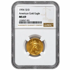 1994 1/4 OZ AMERICAN GOLD EAGLE NGC69