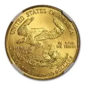 2001 1/4 OZ AMERICAN GOLD EAGLE NGC69