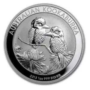 2013 1 OZ AUSTRALIAN SILVER KOOKABURRA