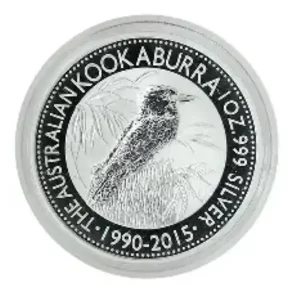 2015 1 OZ AUSTRALIAN SILVER KOOKABURRA