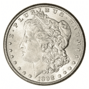 1898 O $1 U.S. SILVER MORGAN BU
