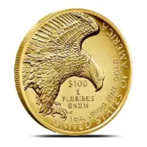 2019 1 OZ AMERICAN GOLD HIGH RELIEF W OGP
