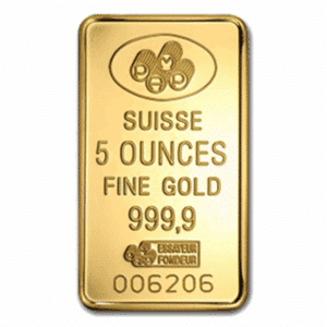 5 OZ GOLD BAR LBMA
