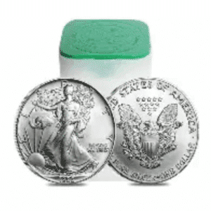 1986 1 OZ AMERICAN SILVER EAGLE NGC GEM UNC ROLL OF 20