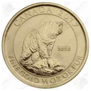 2017 1/3 OZ CANADIAN GOLD GRIZZLY