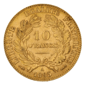 10 FRANC FRENCH GOLD COIN CERES