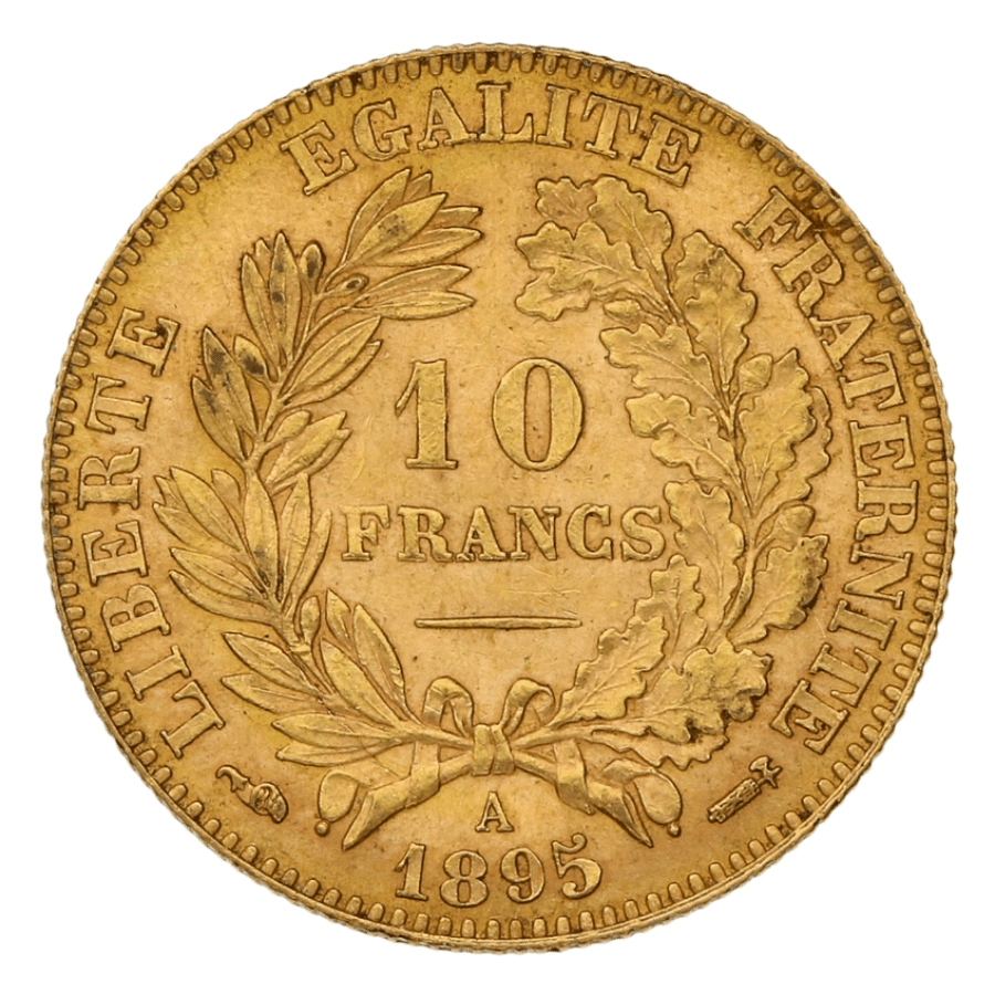 10 FRANC FRENCH GOLD COIN CERES