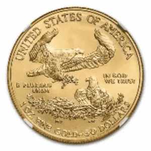 2019-W 1 OZ AMERICAN GOLD EAGLE BURNISHED WITH OGP