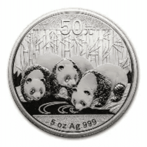 5 OZ CHINESE SILVER PANDA