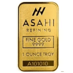 1 OZ GOLD BAR DIWALI ASAHI MINT