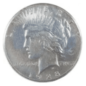 1928 S $1 U.S. SILVER PEACE AU